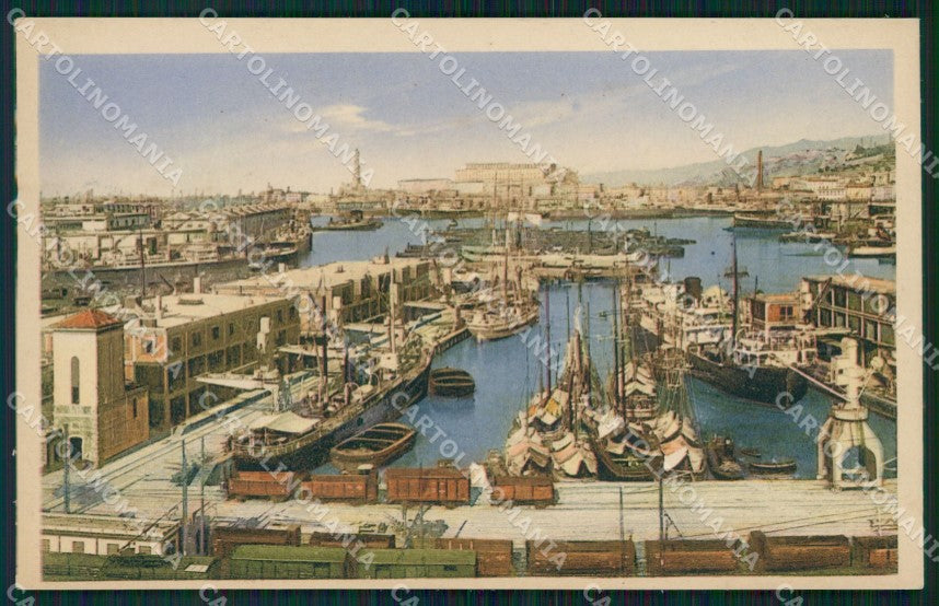 Genova Città Porto cartolina WX3132 – fronte