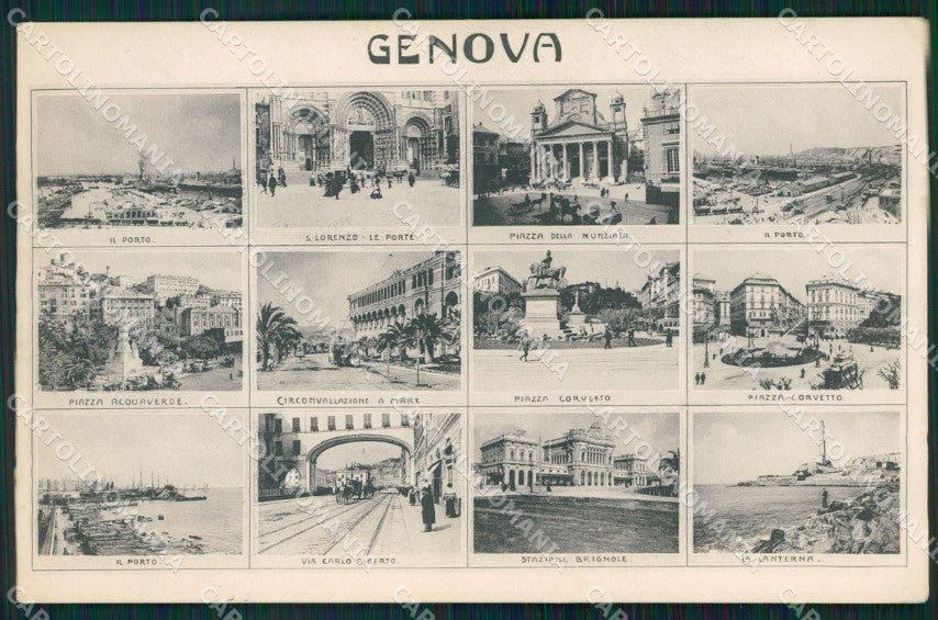 Genova Città cartolina WX3134 – fronte