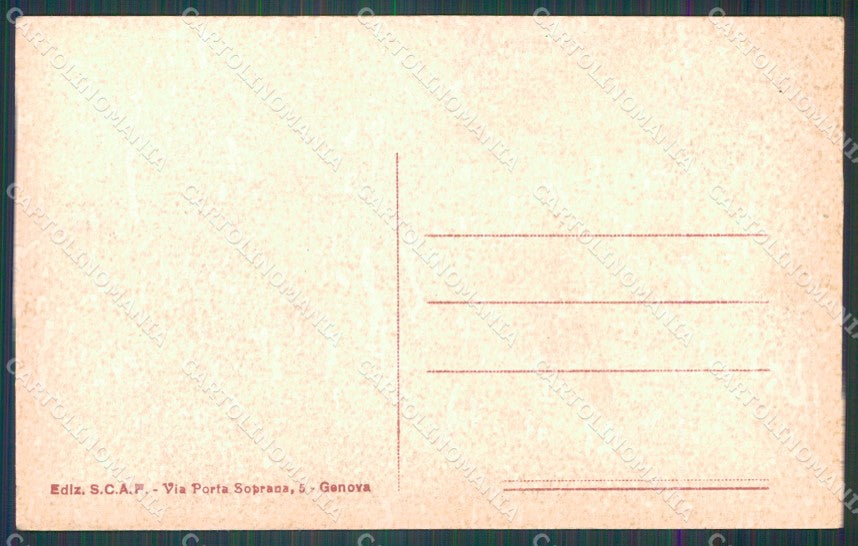 Genova Città Via XX Settembre cartolina WX3136 – retro