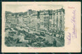 Genova Città Piazza Caricamento PIEGHINA cartolina WX3140 – fronte