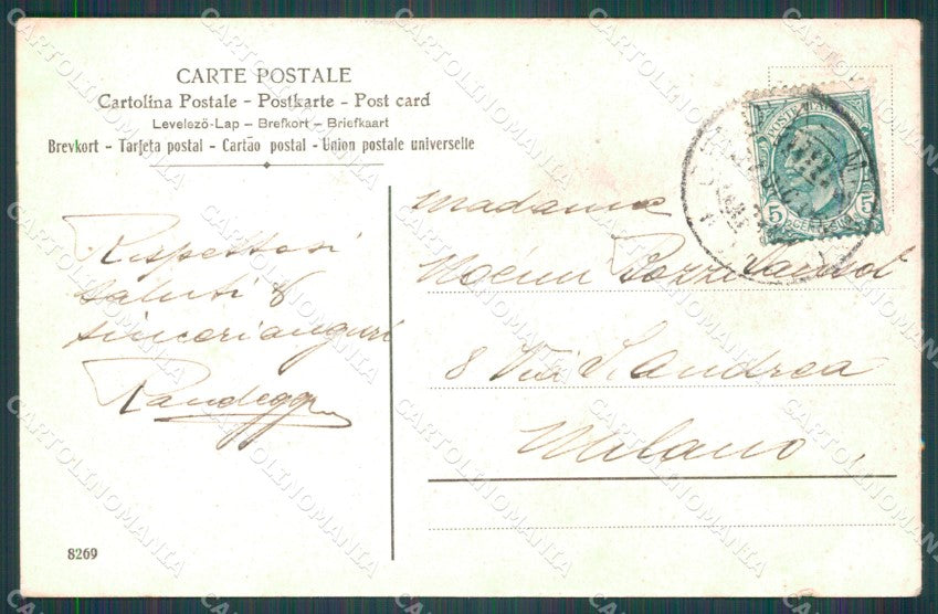 Genova Città Palazzo Doria STRAPPINO cartolina WX3151 – retro