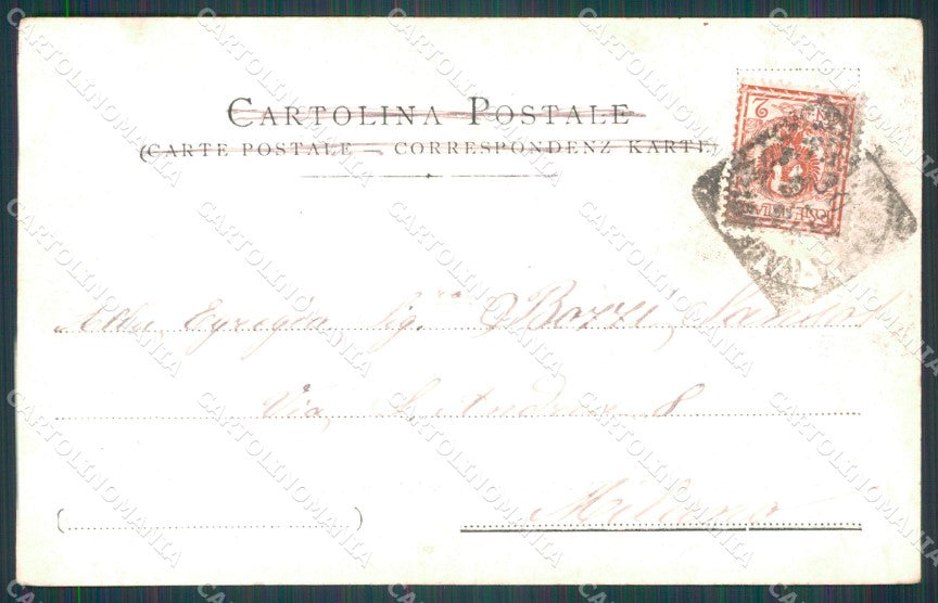 Genova Città Porto PIEGHINE cartolina WX3152 – retro