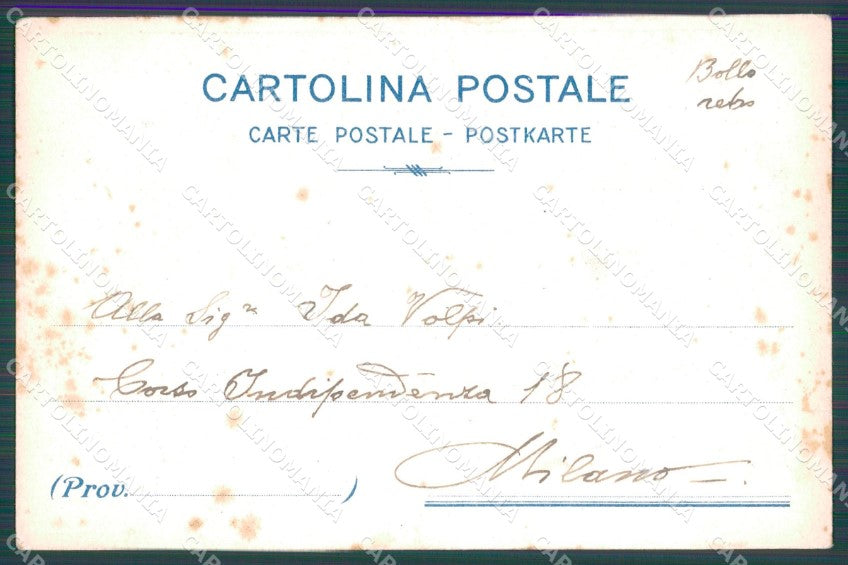 Genova Città Truogoli Santa Brigida PIEGHINA cartolina WX3161 – retro