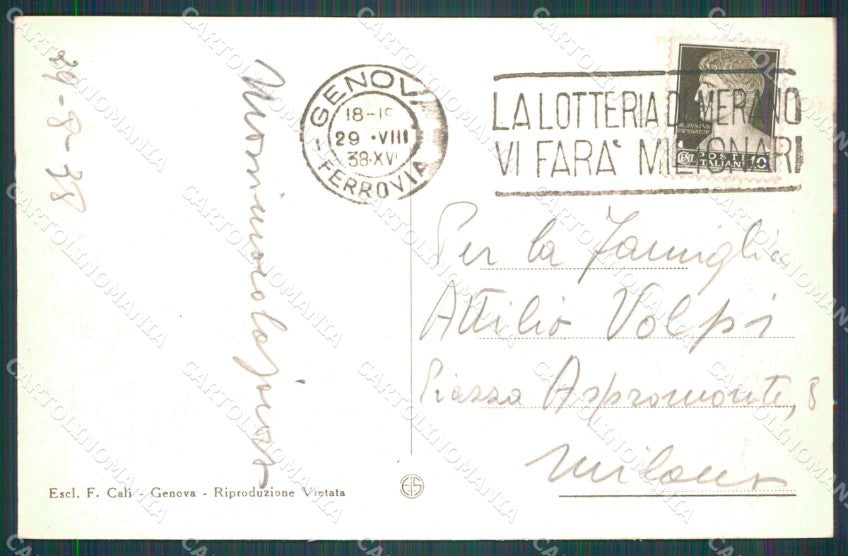 Genova Città Via XX Settembre cartolina WX3167 – retro