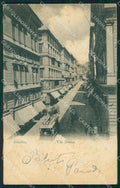 Genova Città Via Roma cartolina WX3179 – fronte