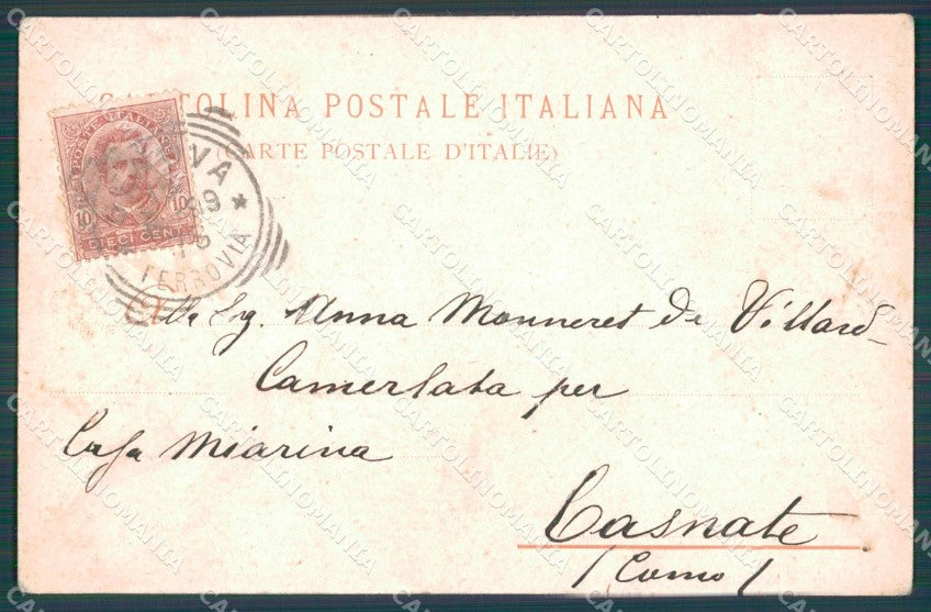 Genova Città Via Madre di Dio cartolina WX3186 – retro