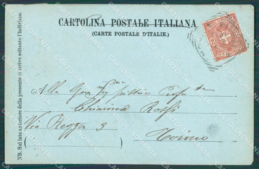 Genova Città Via Garibaldi Chiaro di Luna cartolina WX3190 – retro