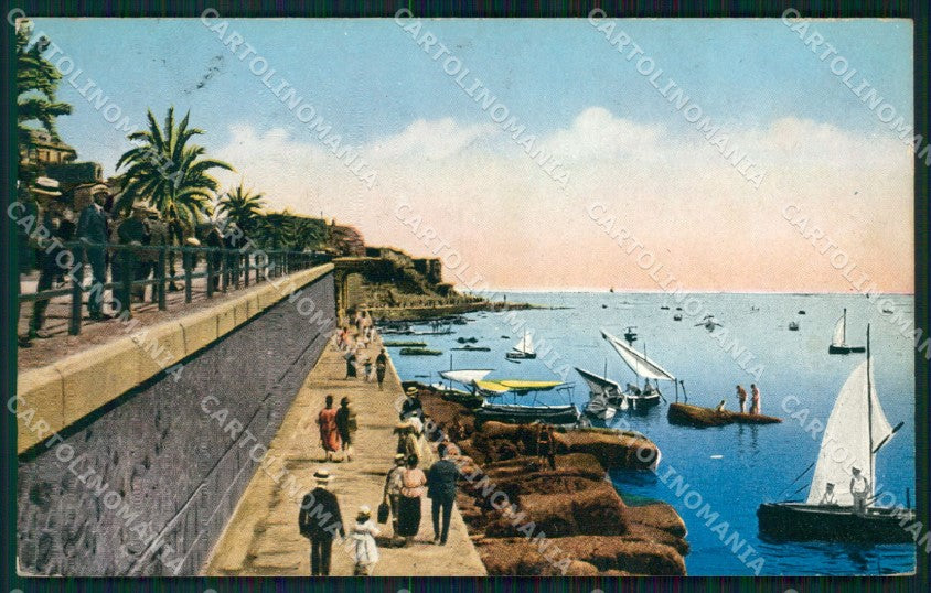 Genova Città Lungomare Piemonte cartolina WX3197 – fronte
