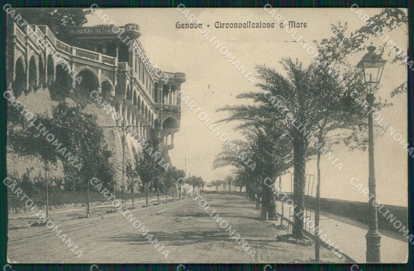 Genova Città Circonvallazione a Mare cartolina WX3206 – fronte