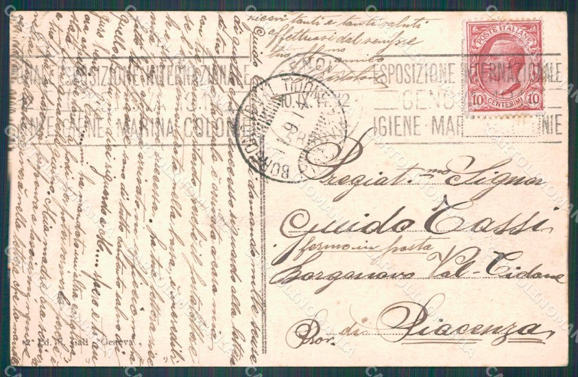 Genova Città Circonvallazione a Mare PIEGHINE cartolina WX3207 – retro