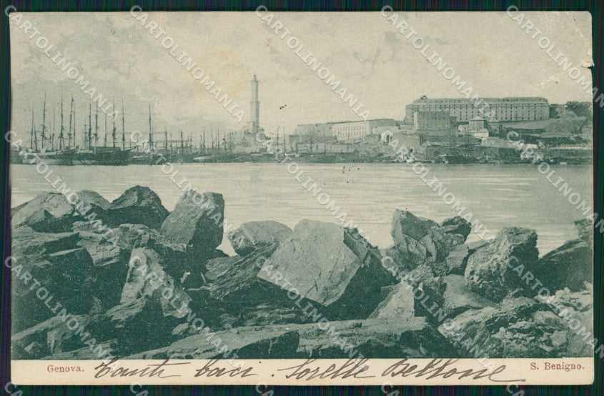 Genova Città San Benigno STRAPPO PIEGHINE cartolina WX3225 – fronte
