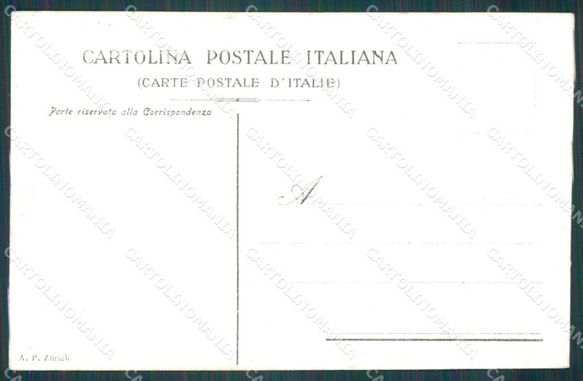 Genova Città Piazza Caricamento Tram Carretti cartolina WX3242 – retro