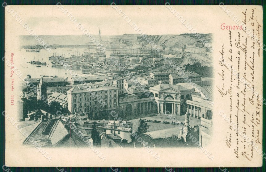 Genova Città cartolina WX3249 – fronte