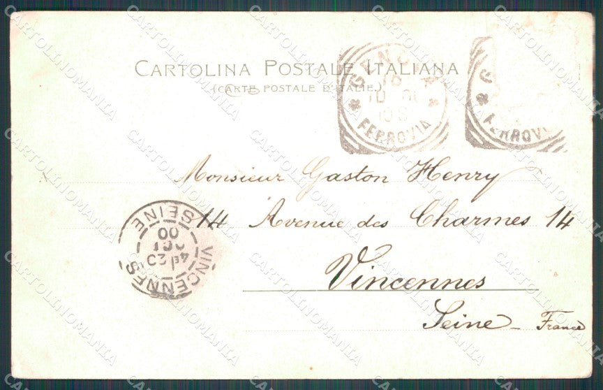 Genova Città cartolina WX3249 – retro