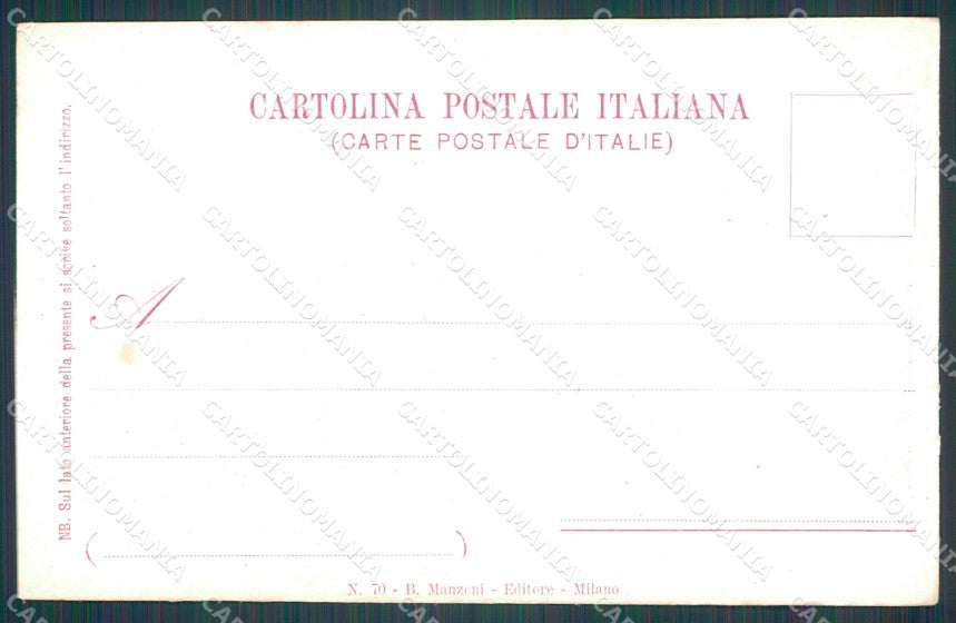 Genova Città Piazza Carlo Felice Carrozze cartolina WX3253 – retro