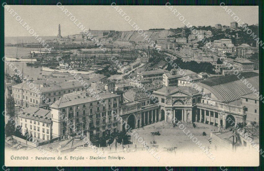 Genova Città Stazione Principe cartolina WX3255 – fronte