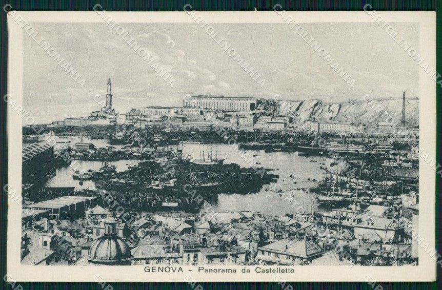Genova Città Castelletto cartolina WX3259 – fronte