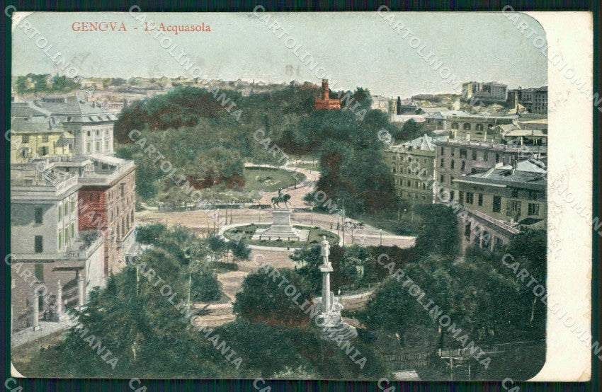 Genova Città Acquasola cartolina WX3264 – fronte