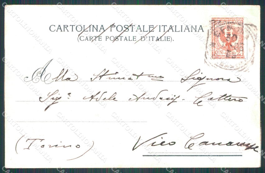Genova Città Hotel Savoia cartolina WX3265 – retro