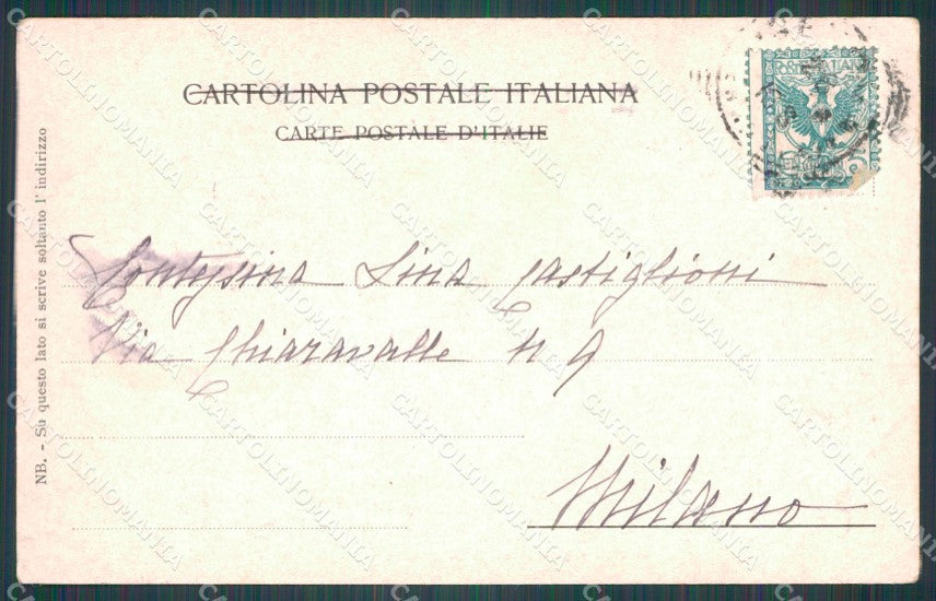 Genova Città Panorama da Santa Brigida cartolina WX3266 – retro