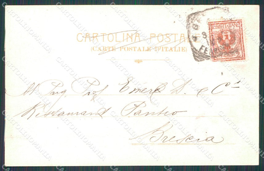Genova Città Panorama da Villa Rosazza cartolina WX3275 – retro