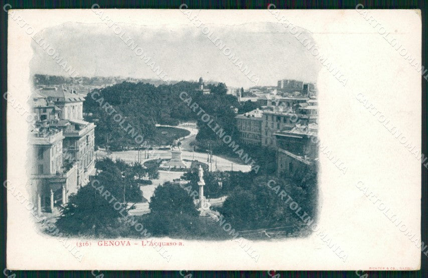 Genova Città Acquasola cartolina WX3278 – fronte