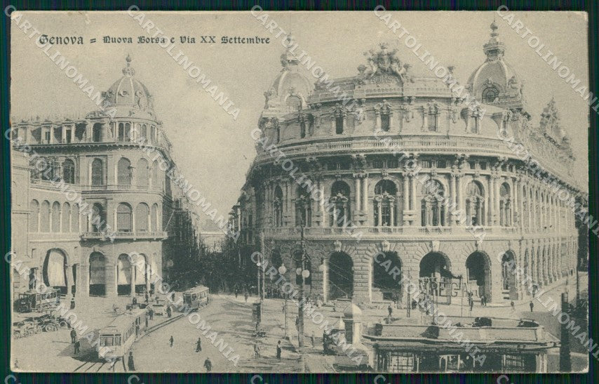Genova Città Via XX Settembre cartolina WX3308 – fronte