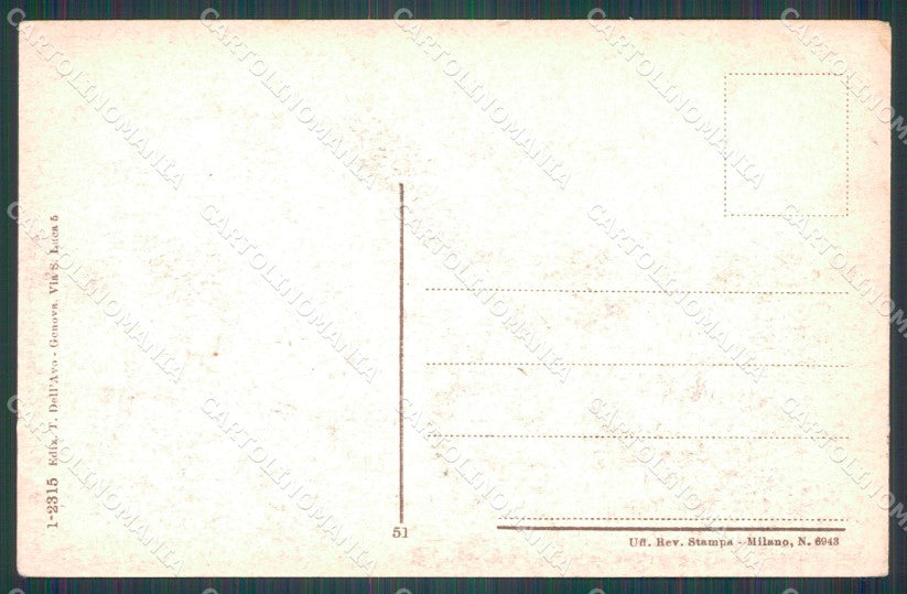 Genova Città Via XX Settembre cartolina WX3311 – retro