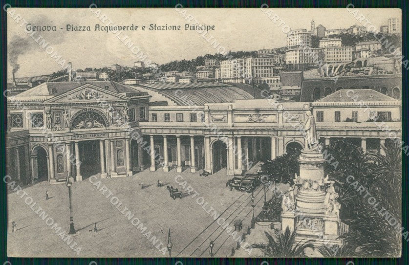 Genova Città Stazione Principe cartolina WX3321 – fronte