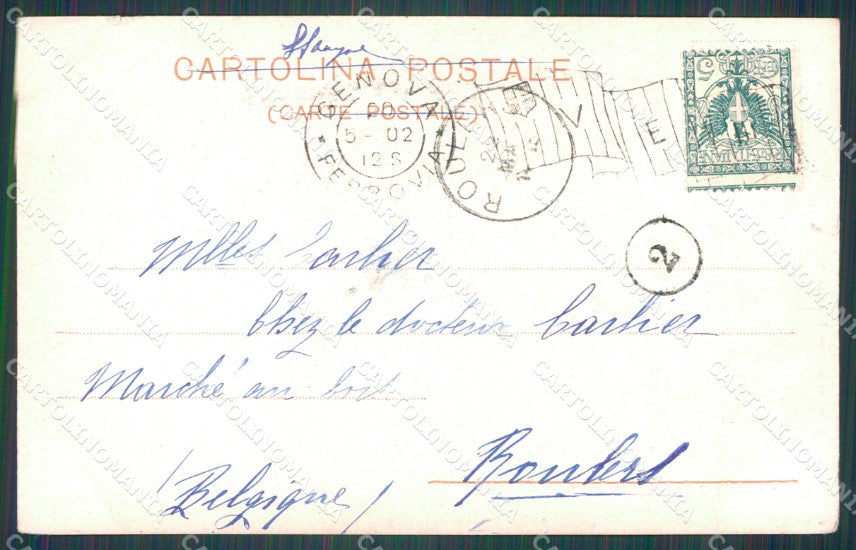 Genova Città Teatro STRAPPINI cartolina WX3324 – retro