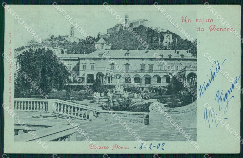 Genova Città Palazzo Doria cartolina WX3325 – fronte