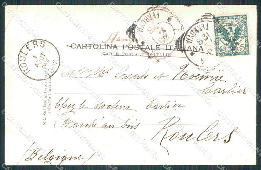 Genova Città Porto PIEGHINA STRAPPINO cartolina WX3326 – retro