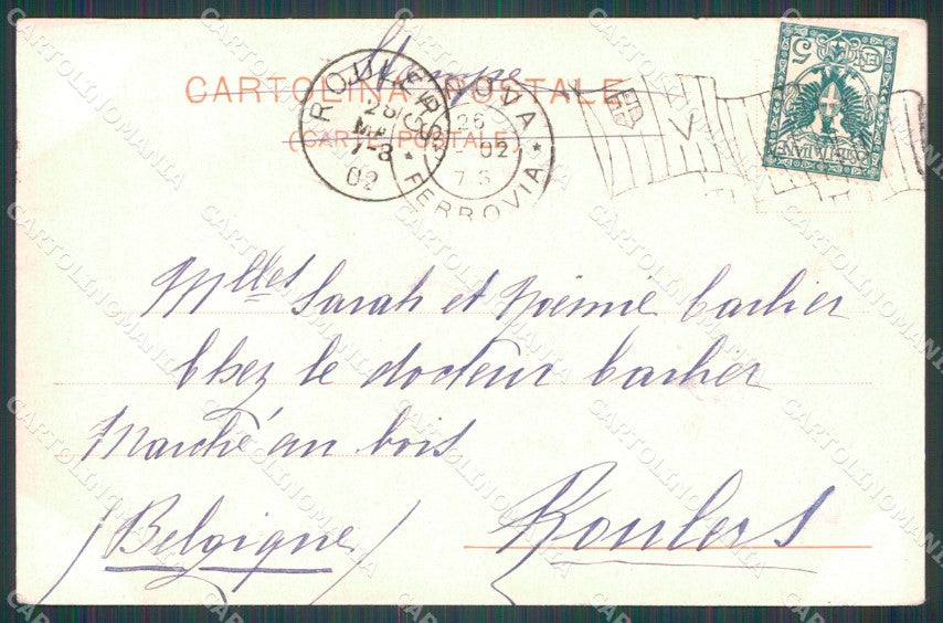 Genova Città Stazione cartolina WX3331 – retro