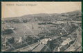 Genova Città Panorama da Carignano PIEGHINA cartolina WX3338 – fronte