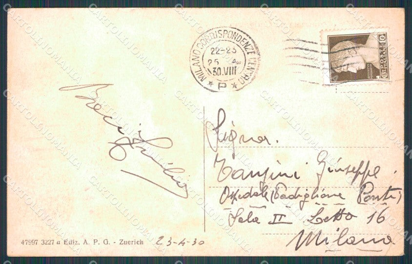 Genova Città Panorama da Carignano PIEGHINA cartolina WX3338 – retro