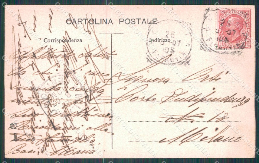 Genova Città Porto cartolina WX3351 – retro