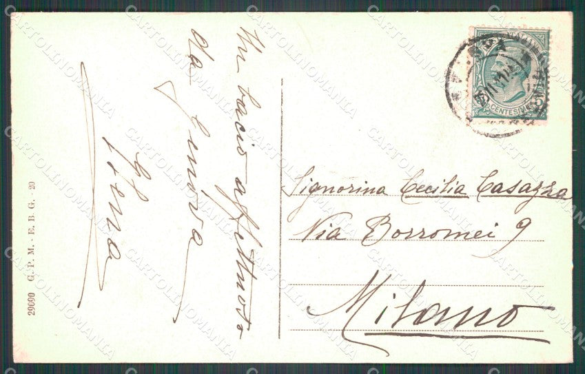 Genova Città cartolina WX3393 – retro
