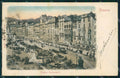 Genova Città Piazza Caricamento Carretti cartolina WX3412 – fronte