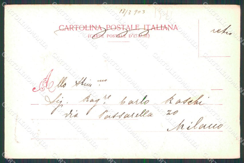Genova Città Chiesa Santissima Annunziata cartolina WX3429 – retro
