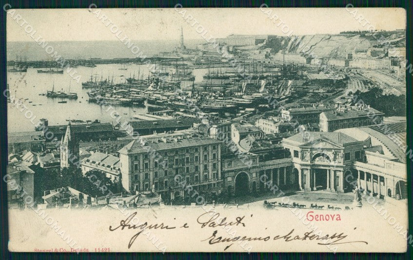Genova Città cartolina WX3434 – fronte