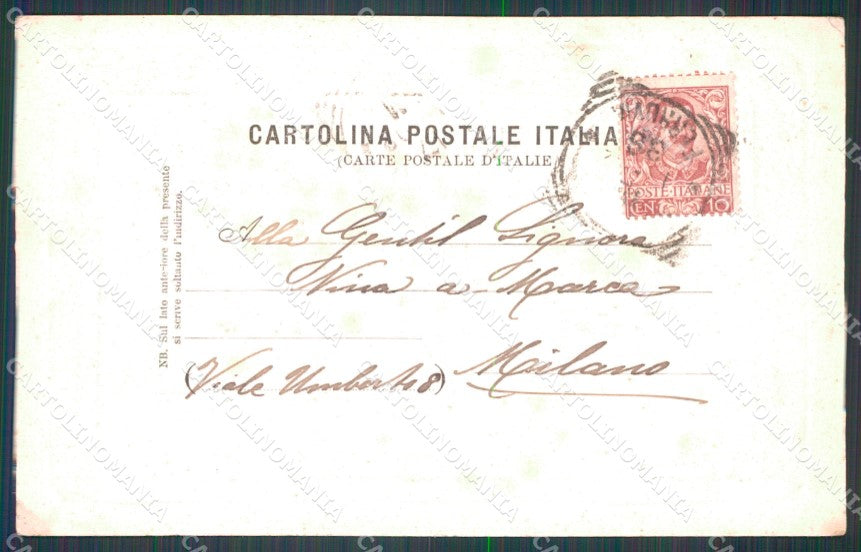 Genova Città Darsena cartolina WX3439 – retro
