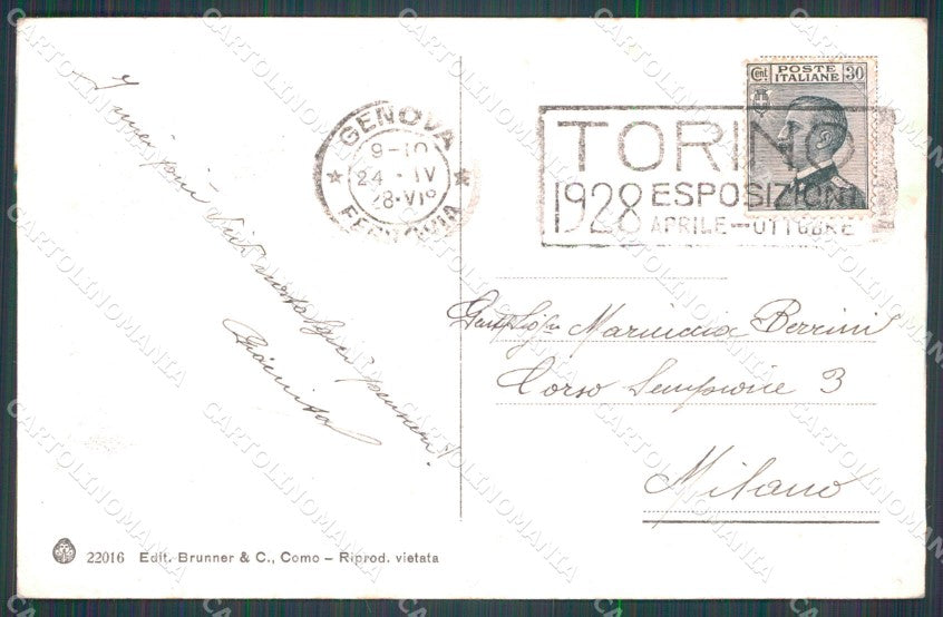 Genova Città Panorama da Granarolo cartolina WX3446 – retro