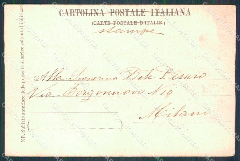 Genova Città Panorama dal Righi cartolina WX3450 – retro