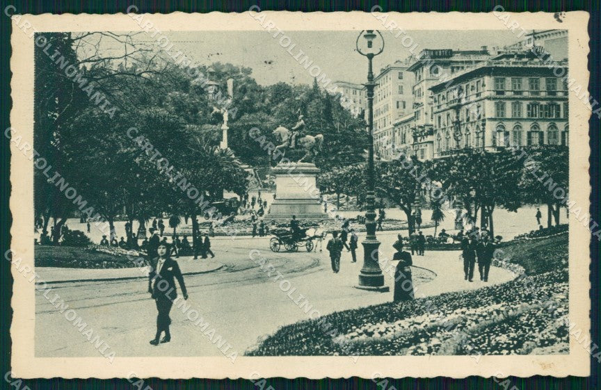 Genova Città Piazza Corvetto cartolina WX3468 – fronte