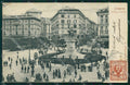 Genova Città Piazza Corvetto cartolina WX3475 – fronte