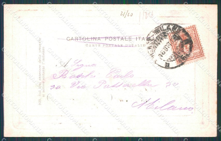 Genova Città Piazza Corvetto cartolina WX3488 – retro