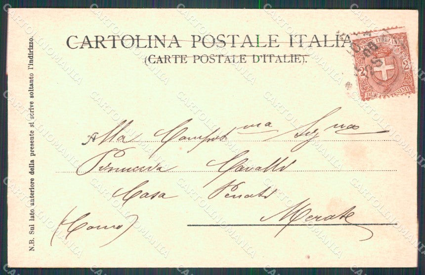 Genova Città Piazza Corvetto cartolina WX3505 – retro