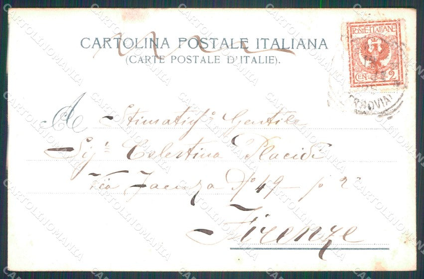Genova Città Piazza Corvetto cartolina WX3508 – retro