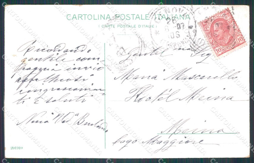 Genova Città Piazza Corvetto Tram cartolina WX3509 – retro