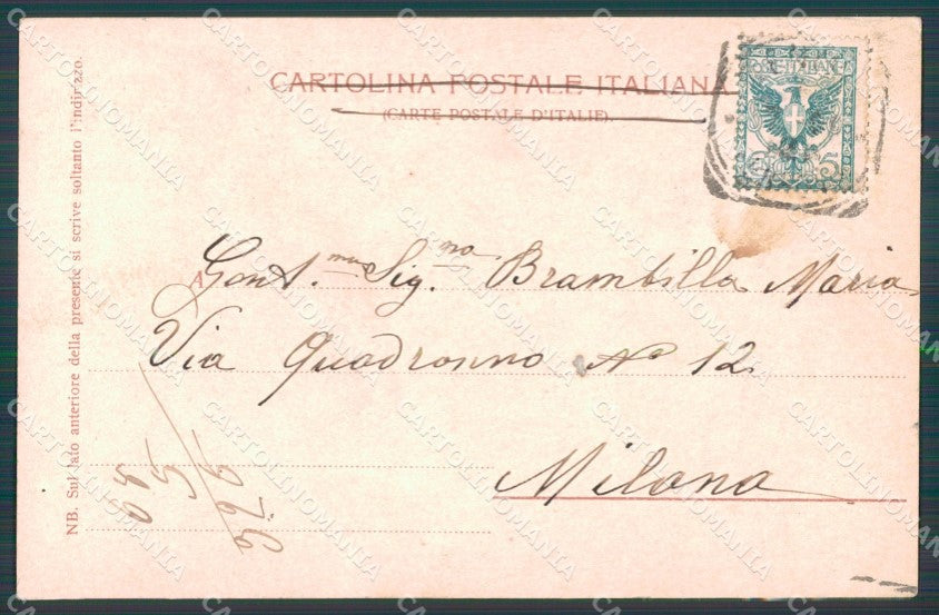 Genova Città Chiesa della Nunziata cartolina WX3512 – retro